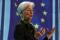 La presidente della Bce Christine Lagarde a Francoforte