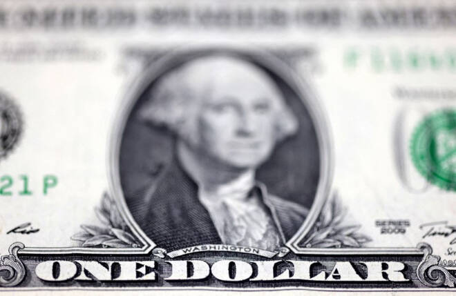 Una banconota da un dollaro statunitense