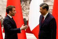Il presidente francese Macron in una visita di Stato in Cina