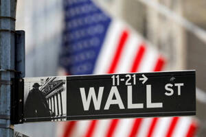 Un cartello stradale di Wall Street a New York