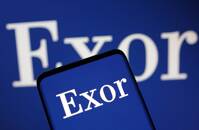 Logo Exor su uno smartphone