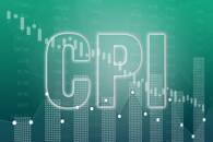 Word CPI (مؤشر أسعار المستهلك) على خلفية التمويل الأخضر من الرسوم البيانية والرسوم البيانية. إمبراطورية الفوركس