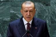 ARCHIV: Der türkische Präsident Tayyip Erdogan spricht auf der 76. Sitzung der UN-Generalversammlung in New York City, USA, 21. September 2021. REUTERS/Eduardo Munoz/Pool