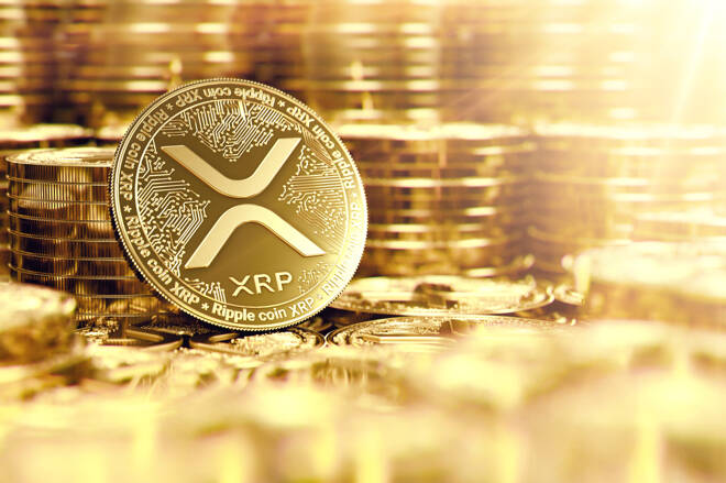 XRP Coin gold