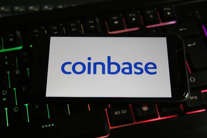 Coinbase auf Handy
