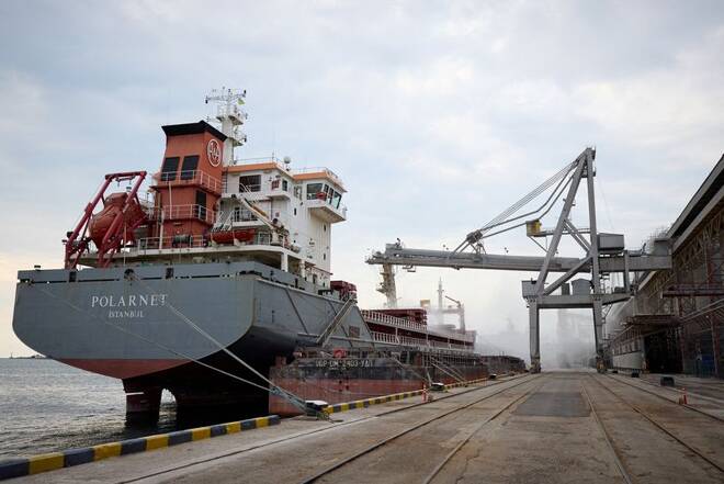 ARCHIV: Ein Seehafen in Chornomorsk vor der Wiederaufnahme des Getreideexports inmitten des russischen Angriffs auf die Ukraine, in Chornomorsk, Ukraine