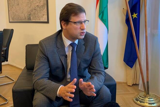 ARCHIV: Gergely Gulyas, der Stabschef des ungarischen Premierministers Viktor Orban, spricht während eines Interviews in seinem Büro in Budapest, Ungarn