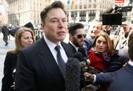 ARCHIV: Tesla-CEO Elon Musk vor dem Bundesgericht in Manhattan, NYC, am 4. April 2019. REUTERS/Brendan McDermid