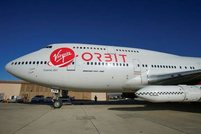 Virgin Orbits "Cosmic Girl", eine modifizierte Boeing 747 mit